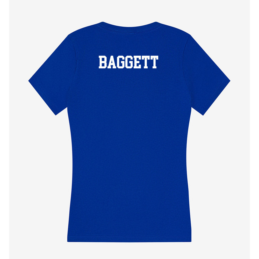 Boise State - NCAA Men's Track & Field : Braylon Baggett - Women's V-Neck T-Shirt-1