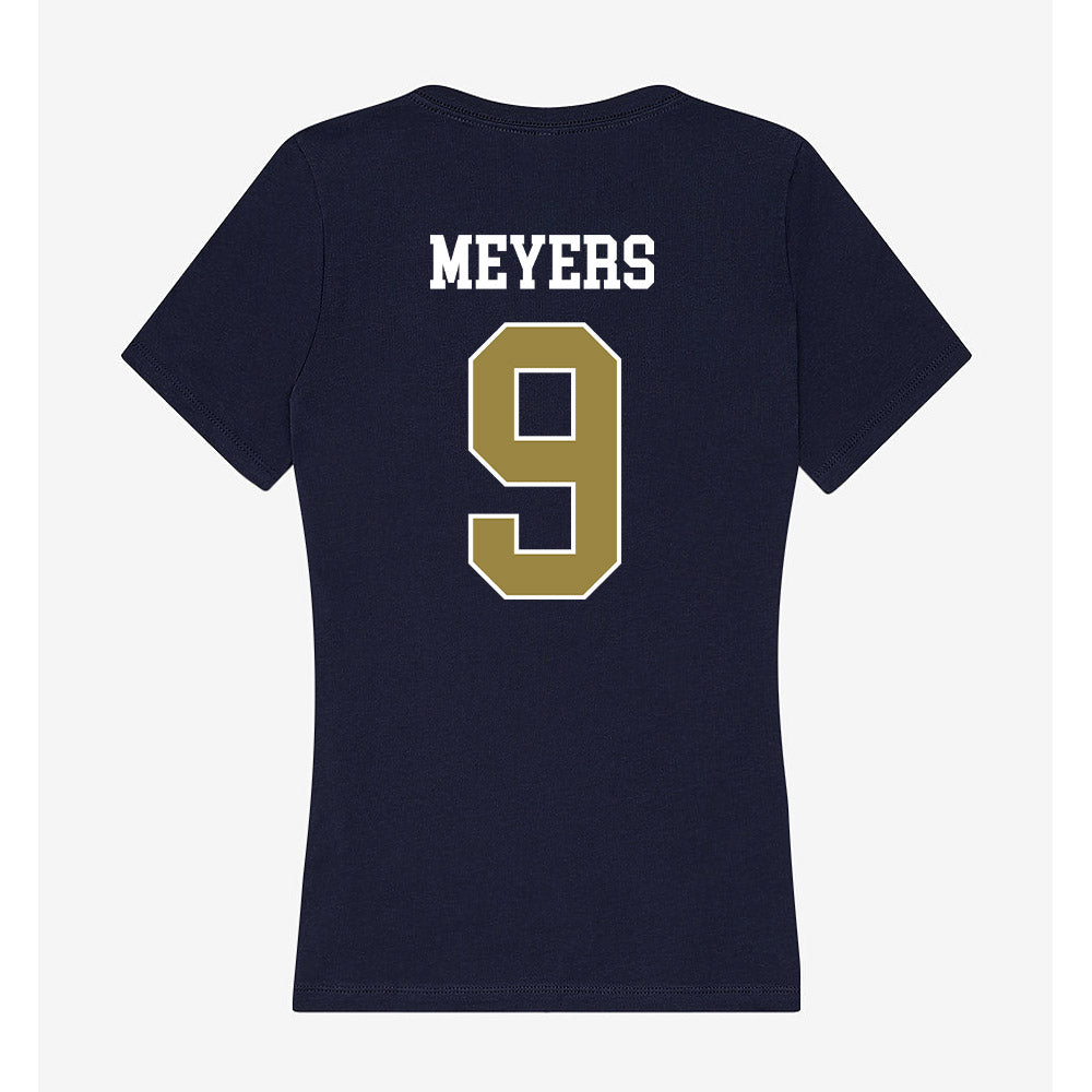 Georgia Southern - NCAA Football : Justin Meyers - Women's V-Neck T-Shirt-1