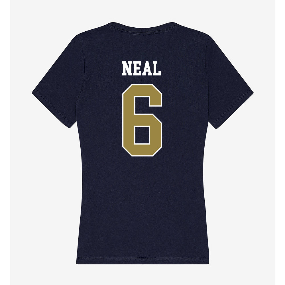 Georgia Southern - NCAA Men's Basketball : Amare Neal - Women's V-Neck T-Shirt-1