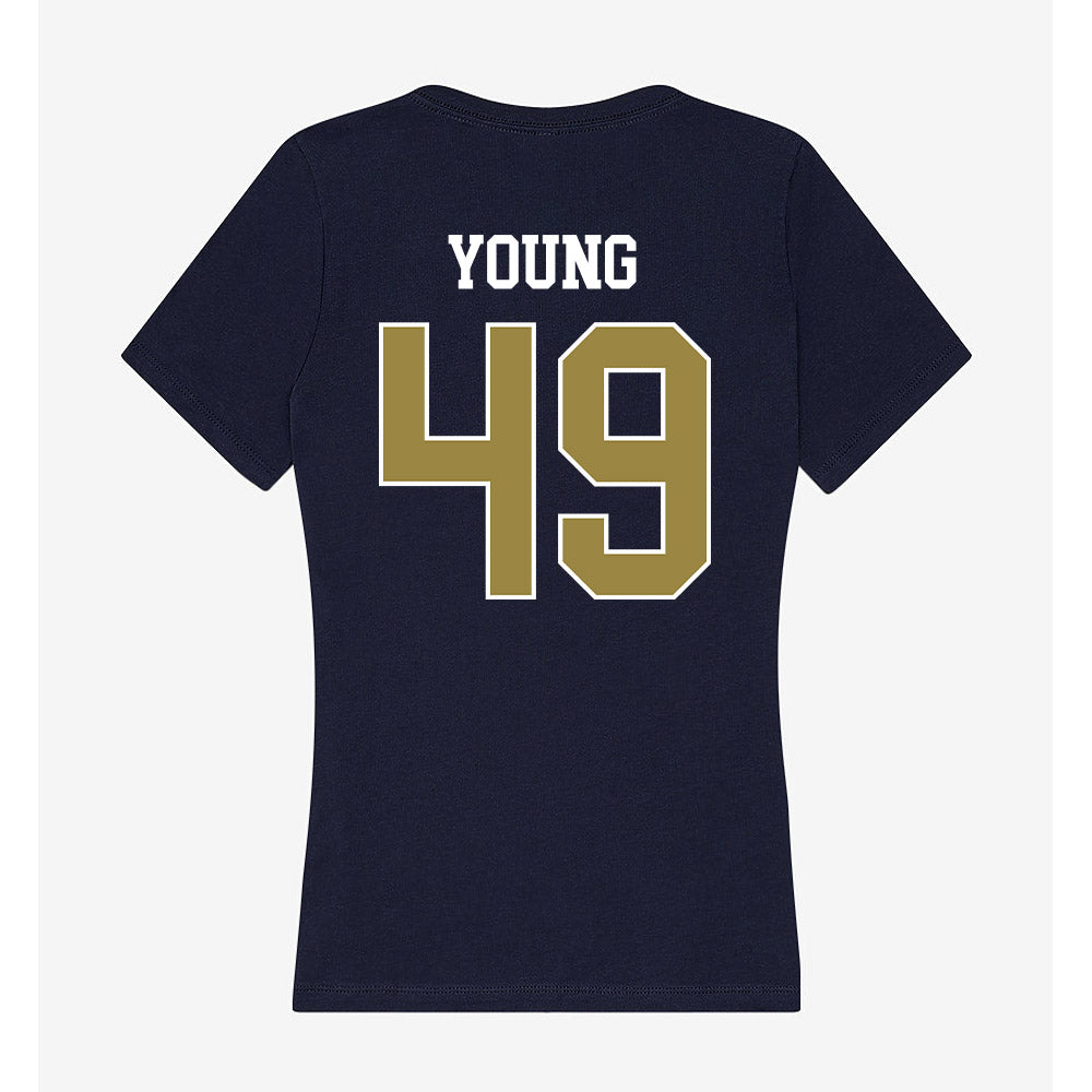 Georgia Southern - NCAA Baseball : Jack Young - Women's V-Neck T-Shirt-1