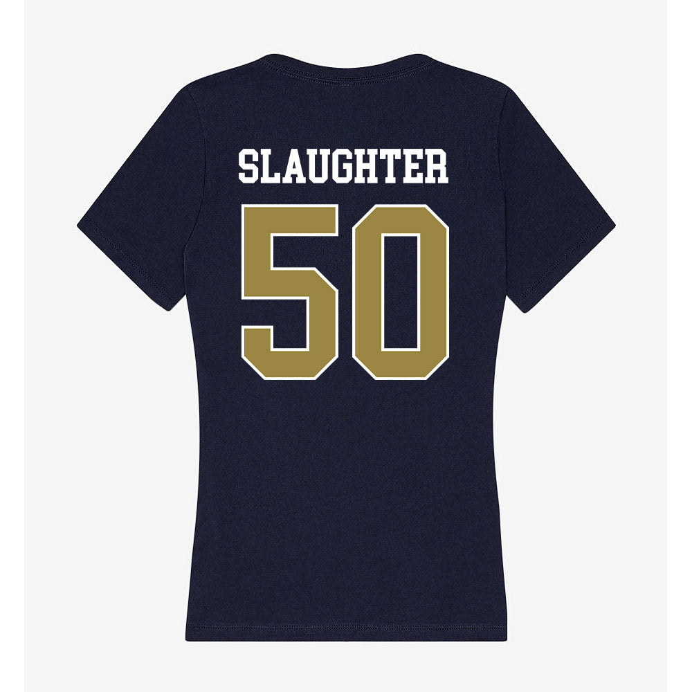 Georgia Southern - NCAA Football : Jaylen Slaughter - Women's V-Neck T-Shirt-1