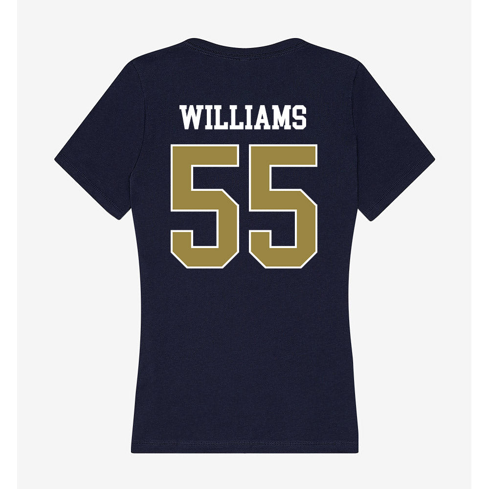 Georgia Southern - NCAA Football : Ethan Williams - Women's V-Neck T-Shirt-1