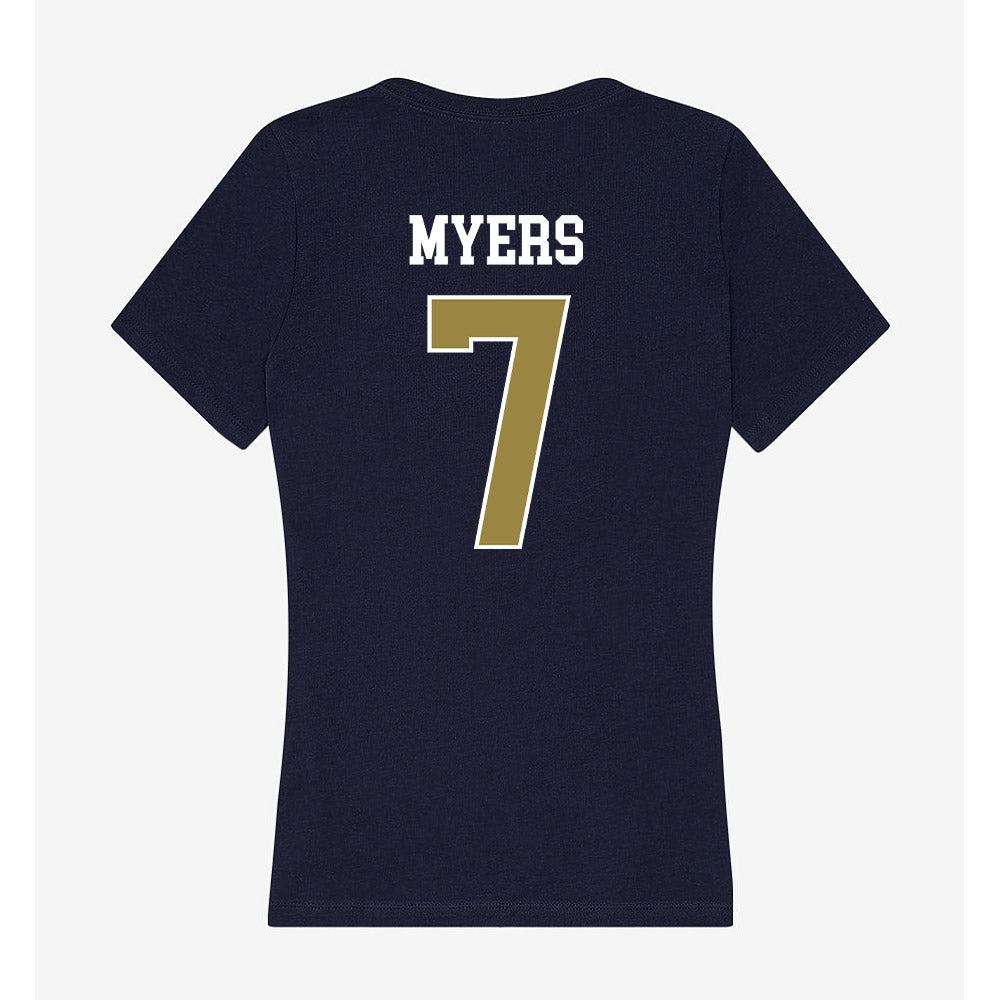 Georgia Southern - NCAA Women's Volleyball : Alex Myers - Women's V-Neck T-Shirt-1