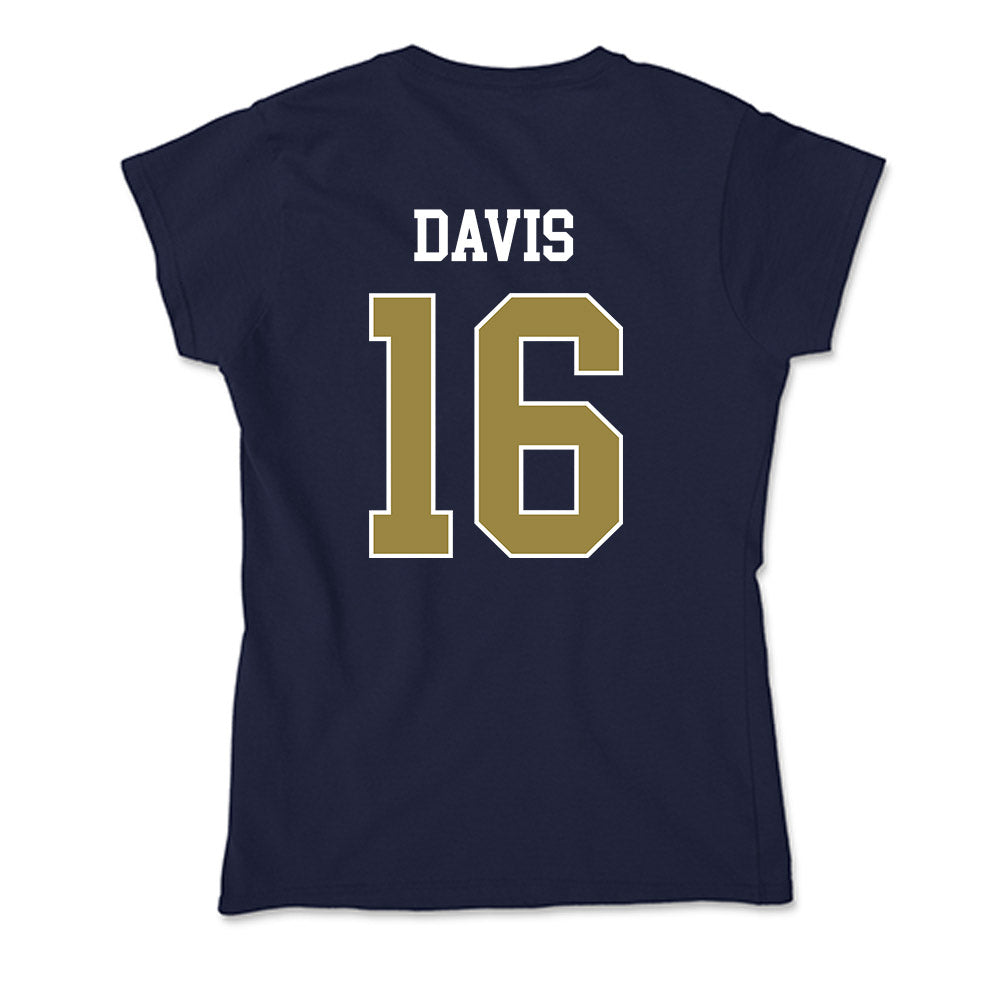 Georgia Southern - NCAA Football : Tyrell Davis - Soft Style Women’s T-Shirt-1