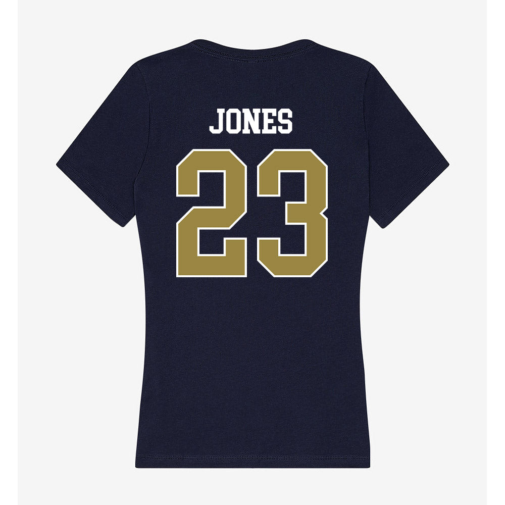 Georgia Southern - NCAA Football : Jakyri Jones - Women's V-Neck T-Shirt-1