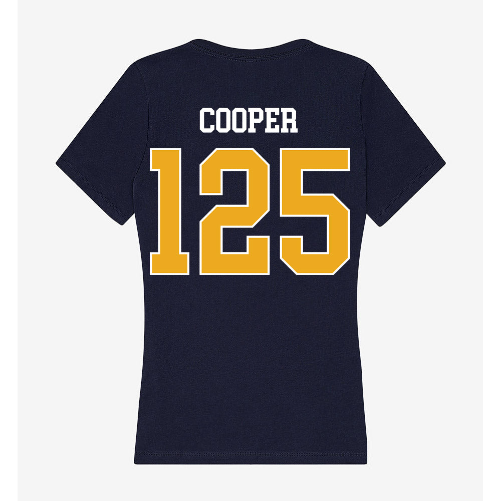 UTC - NCAA Wrestling : Easton Cooper - Women's V-Neck T-Shirt-1