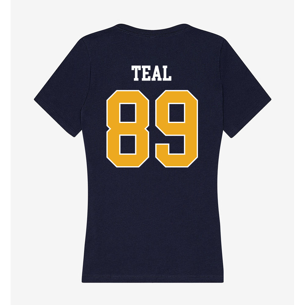 UTC - NCAA Football : Hunter Teal - Women's V-Neck T-Shirt-1