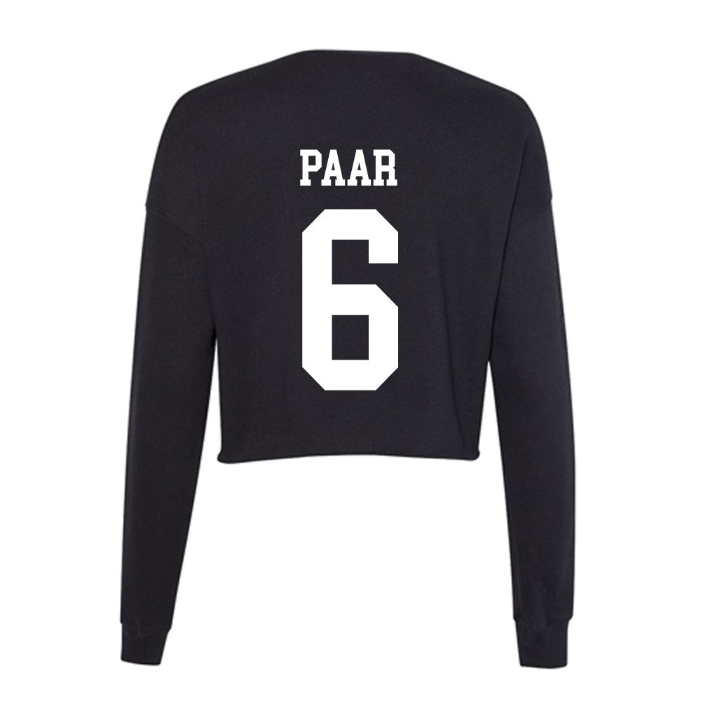 NSU - NCAA Baseball : Xander Paar - Women's Cropped Crew Fleece-1