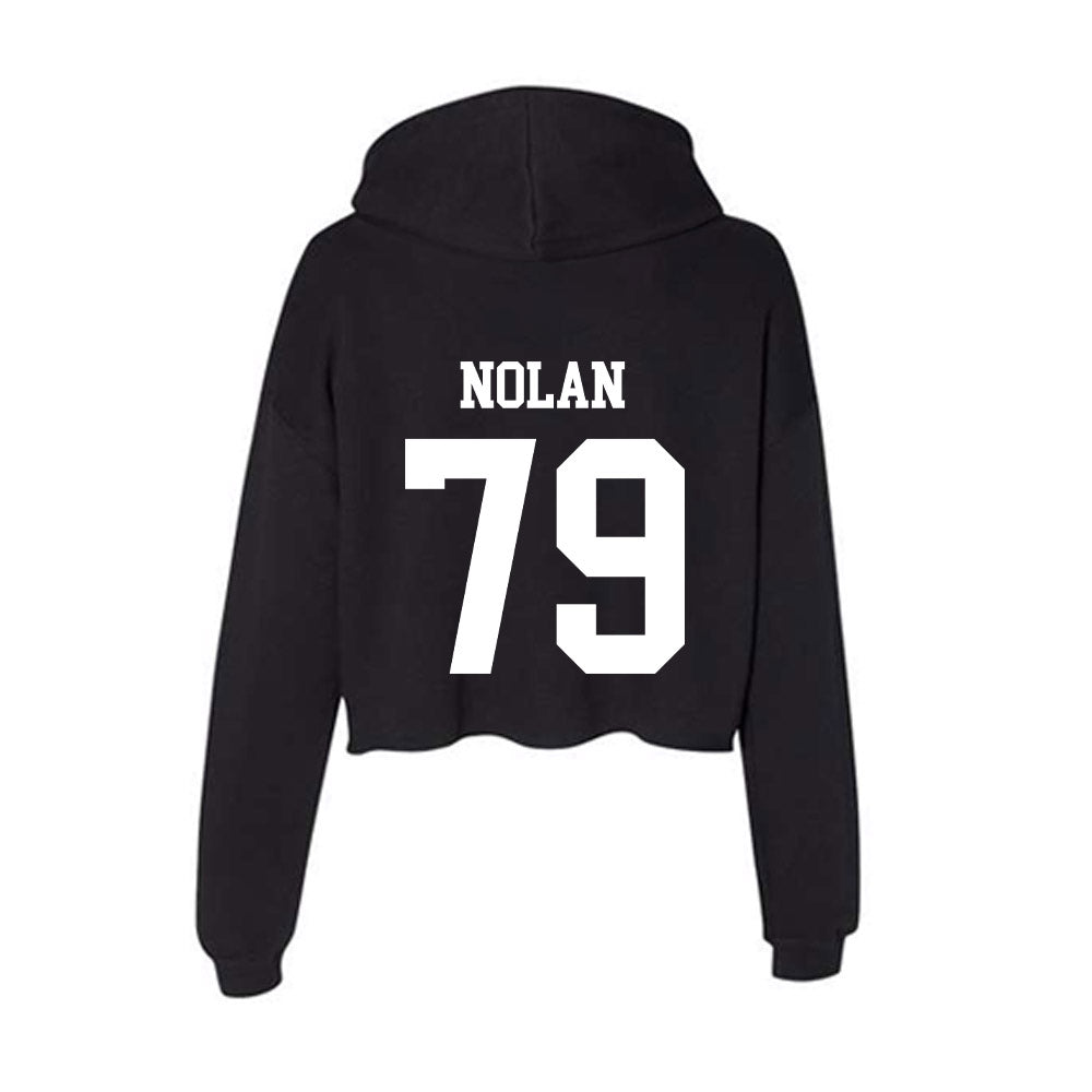 NSU - NCAA Football : Michael Nolan - Women's Crop Fleece Hoodie-1
