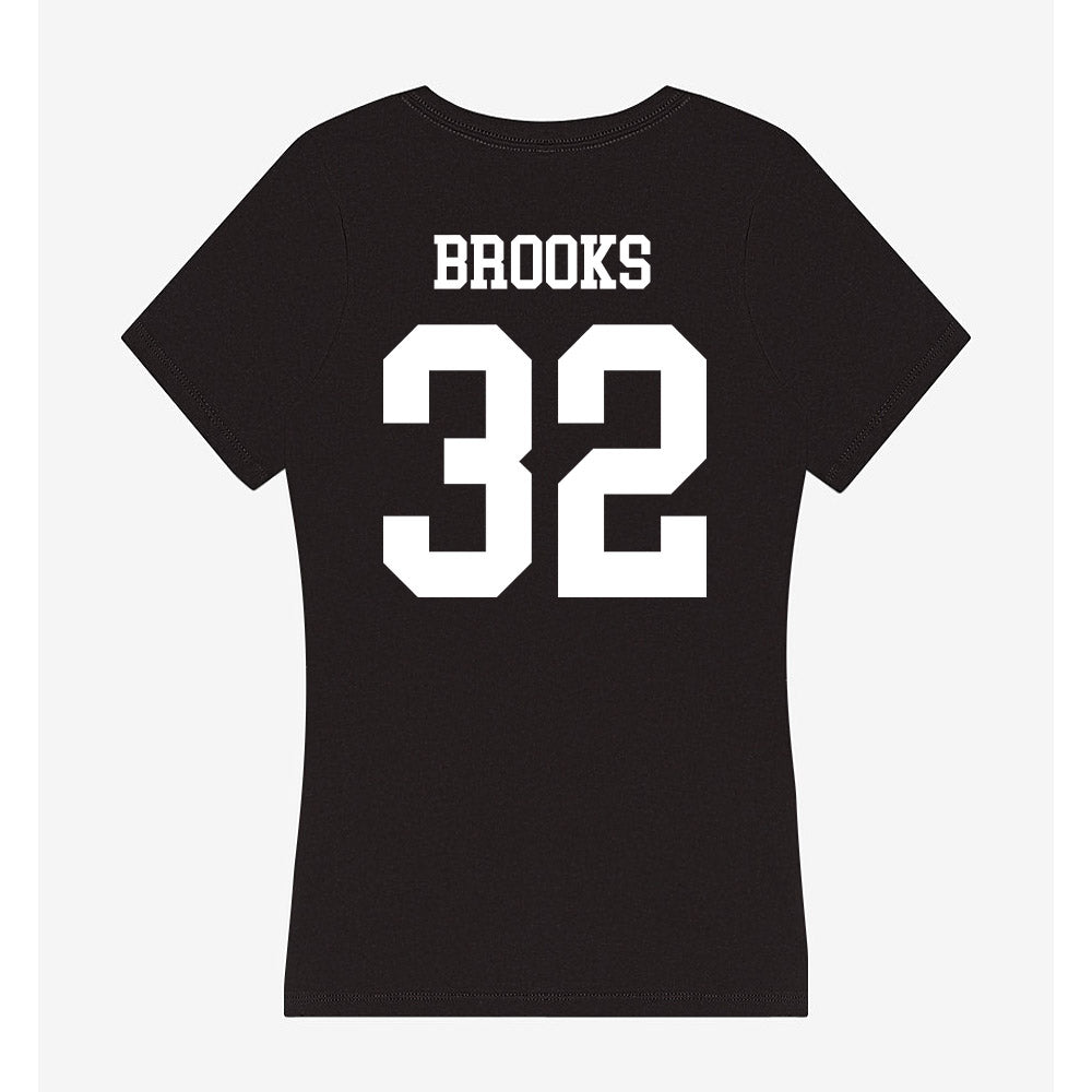 NSU - NCAA Women's Soccer : Greta Brooks - Women's V-Neck T-Shirt-1