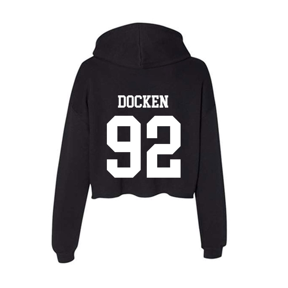 NSU - NCAA Football : Keaton Docken - Women's Crop Fleece Hoodie-1