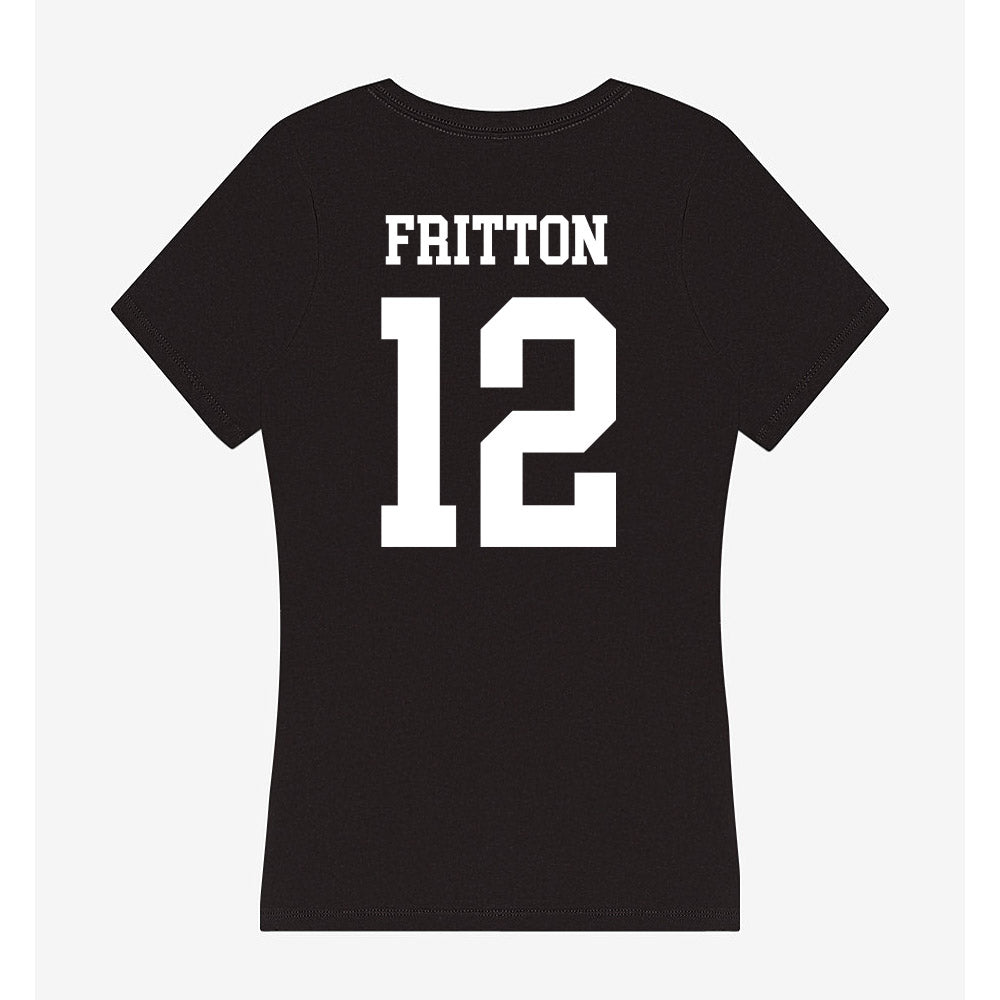 NSU - NCAA Football : Collin Fritton - Women's V-Neck T-Shirt-1