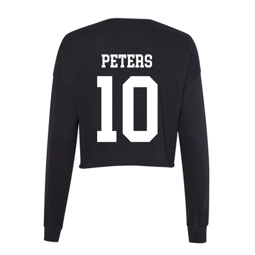 NSU - NCAA Women's Soccer : Deshani Peters - Women's Cropped Crew Fleece-1