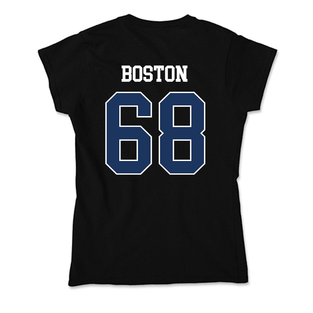Monmouth - NCAA Football : Logan Boston - Soft Style Women’s T-Shirt-1