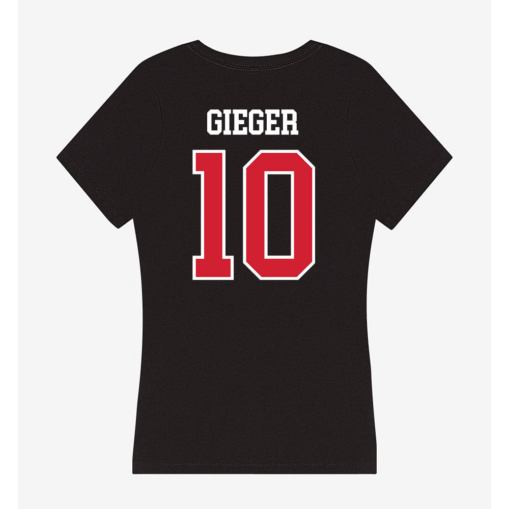 Fresno State - NCAA Softball : McKenna Gieger - Women's V-Neck T-Shirt-1