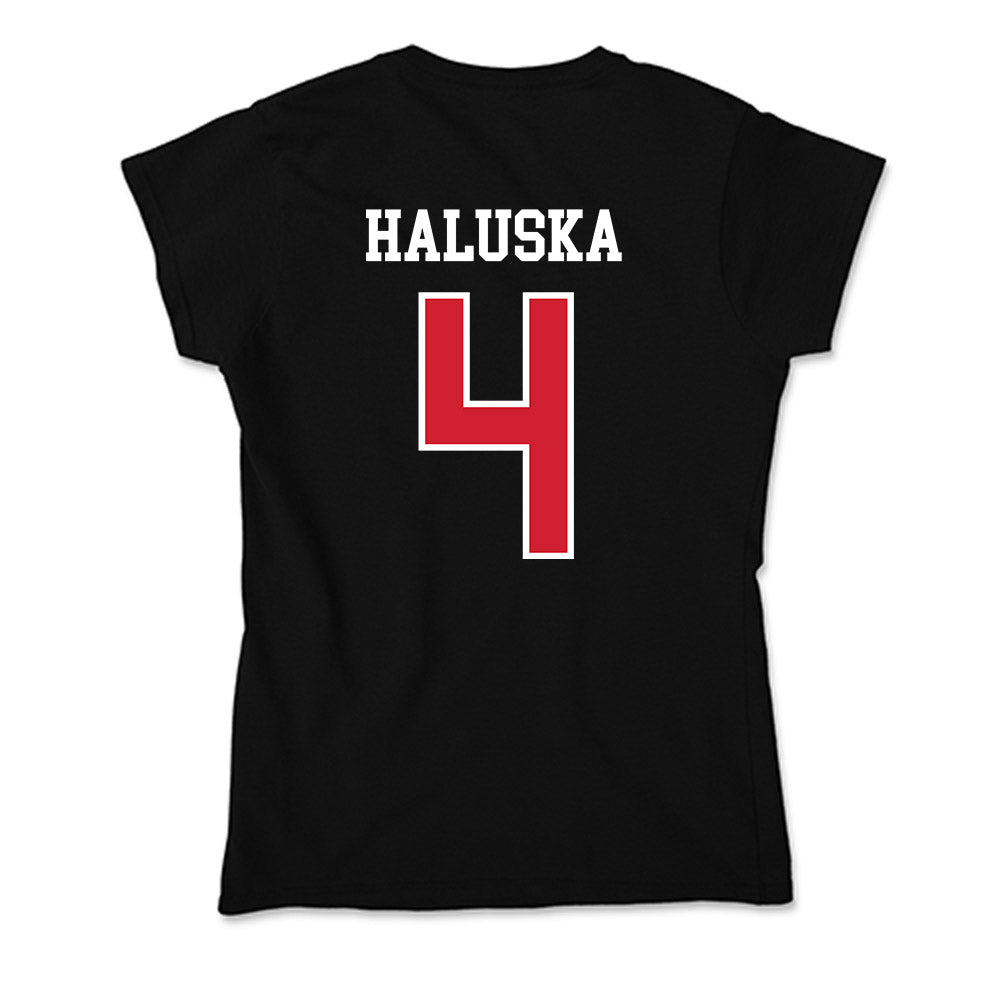 Fresno State - NCAA Women's Volleyball : Addison Haluska - Soft Style Women’s T-Shirt-1