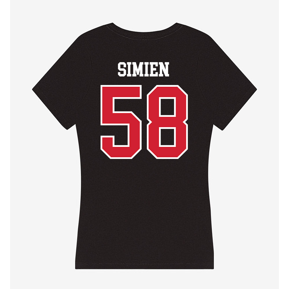 Fresno State - NCAA Football : Marcus Simien - Women's V-Neck T-Shirt-1