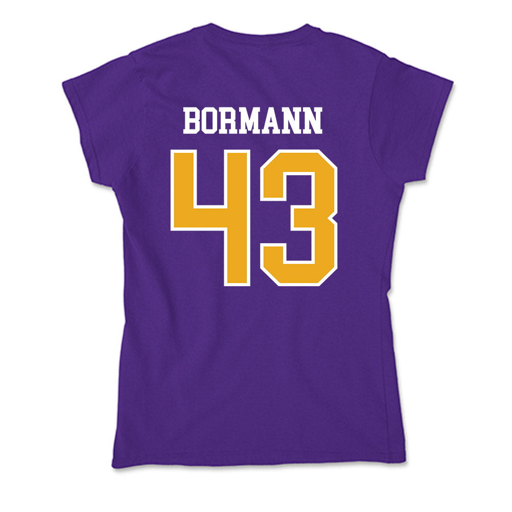 Northern Iowa - NCAA Football : Michael Bormann - Soft Style Women’s T-Shirt-1