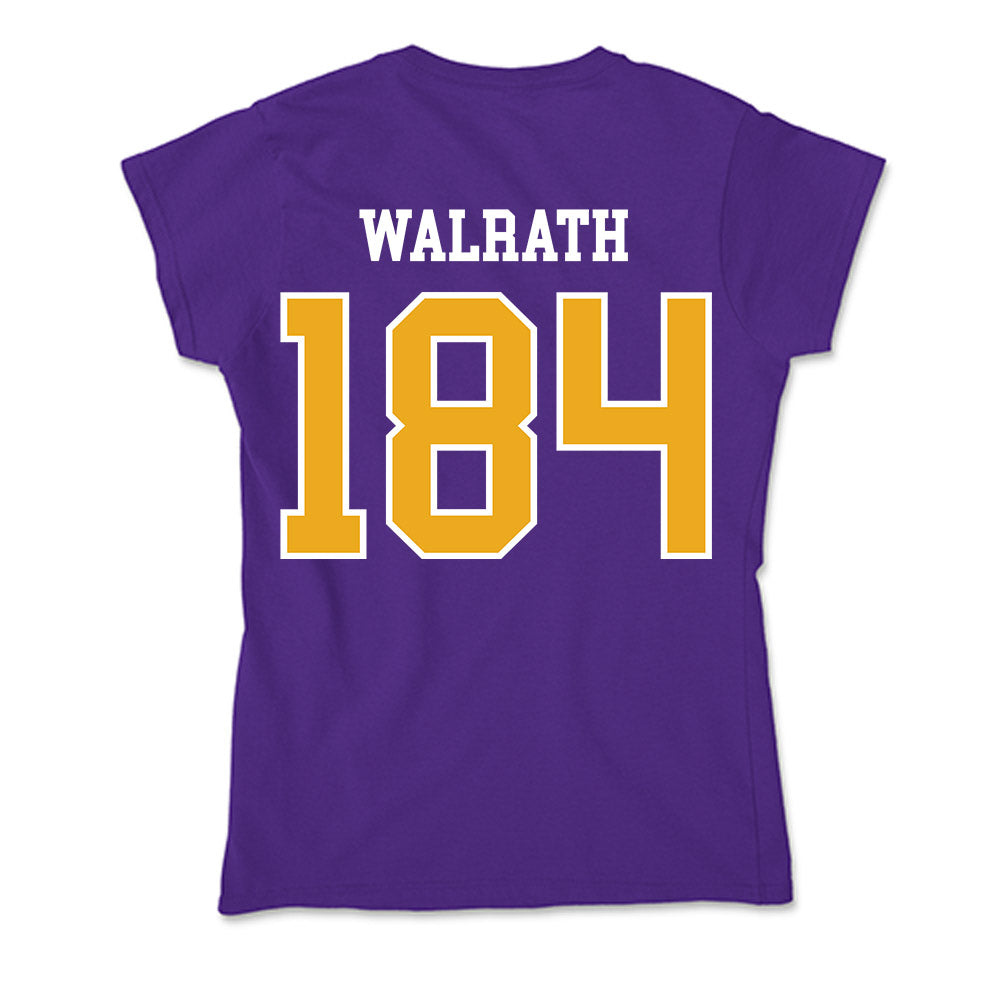 Northern Iowa - NCAA Wrestling : C.J. Walrath - Soft Style Women’s T-Shirt-1