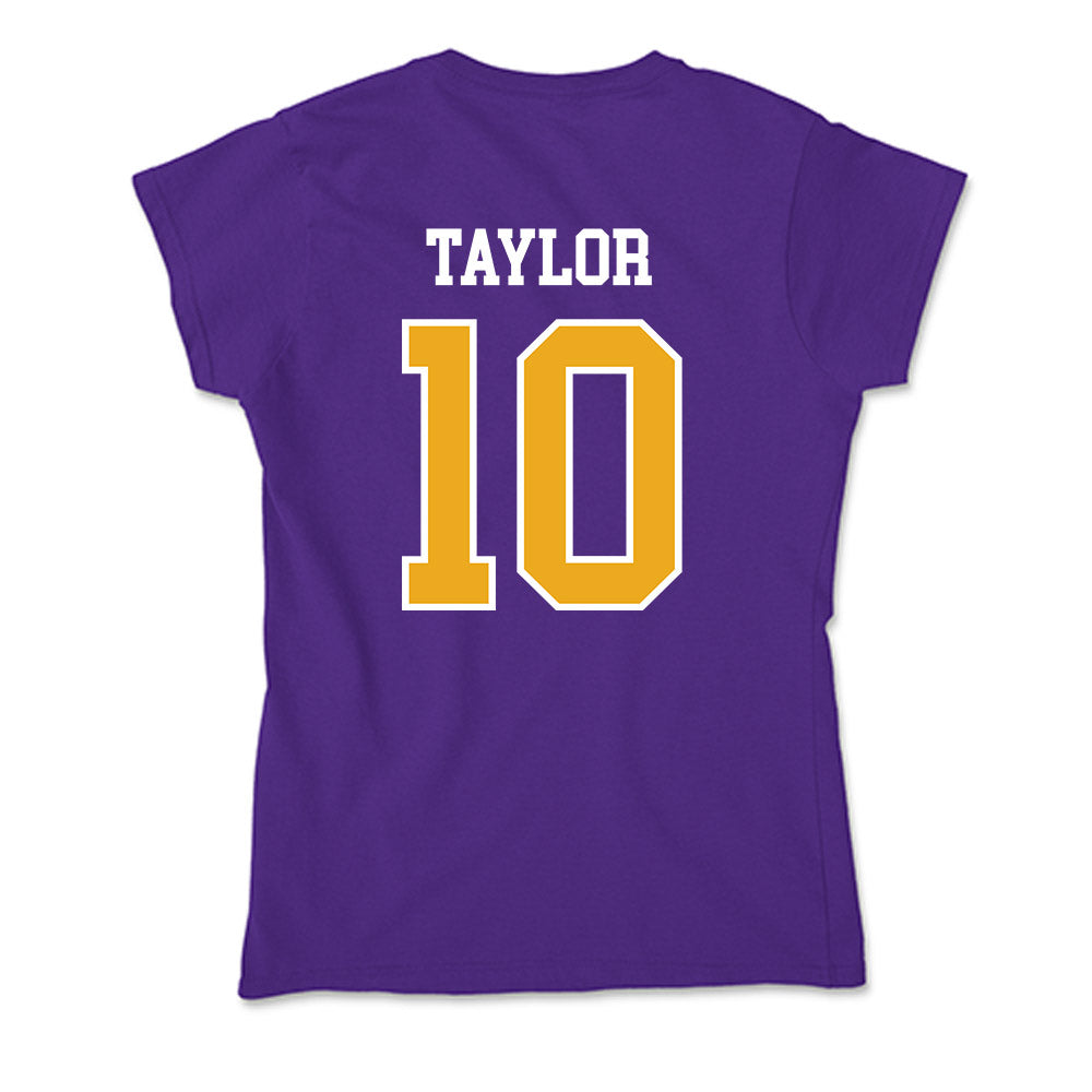 Northern Iowa - NCAA Men's Basketball : RJ Taylor - Soft Style Women’s T-Shirt-1