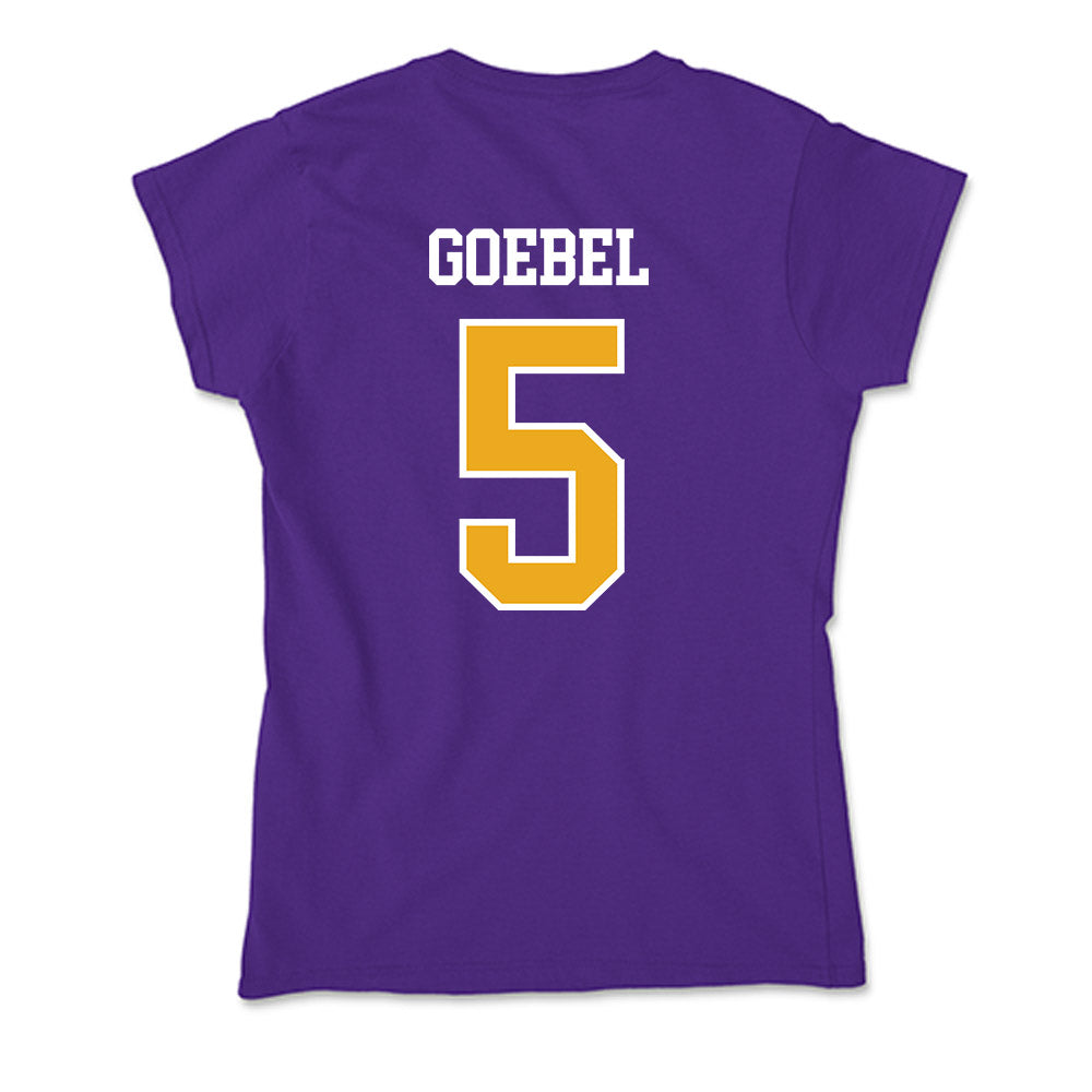Northern Iowa - NCAA Women's Basketball : Ryley Goebel - Soft Style Women’s T-Shirt-1