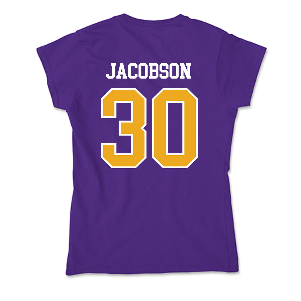 Northern Iowa - NCAA Men's Basketball : Hunter Jacobson - Soft Style Women’s T-Shirt-1