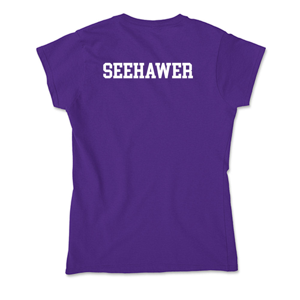 Northern Iowa - NCAA Women's Swimming & Diving : Paige Seehawer - Soft Style Women’s T-Shirt-1