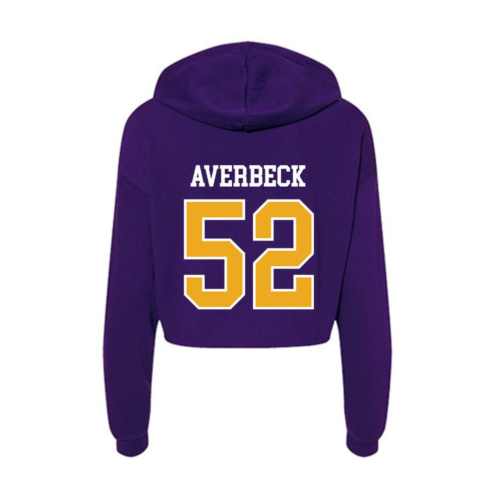 Northern Iowa - NCAA Football : Gavin Averbeck - Women's Crop Fleece Hoodie-1