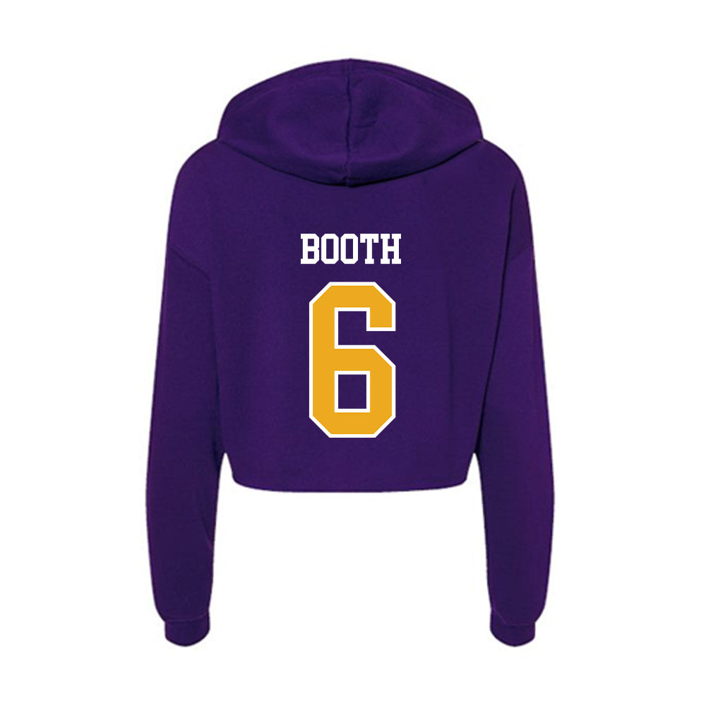 Northern Iowa - NCAA Women's Volleyball : Reese Booth - Women's Crop Fleece Hoodie-1