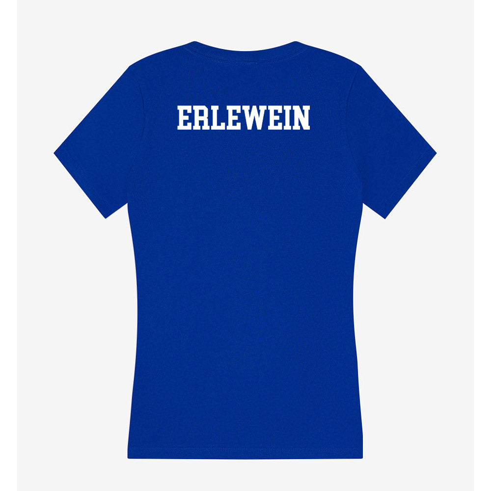 UNC Asheville - NCAA Men's Tennis : Tarek Erlewein - Women's V-Neck T-Shirt-1