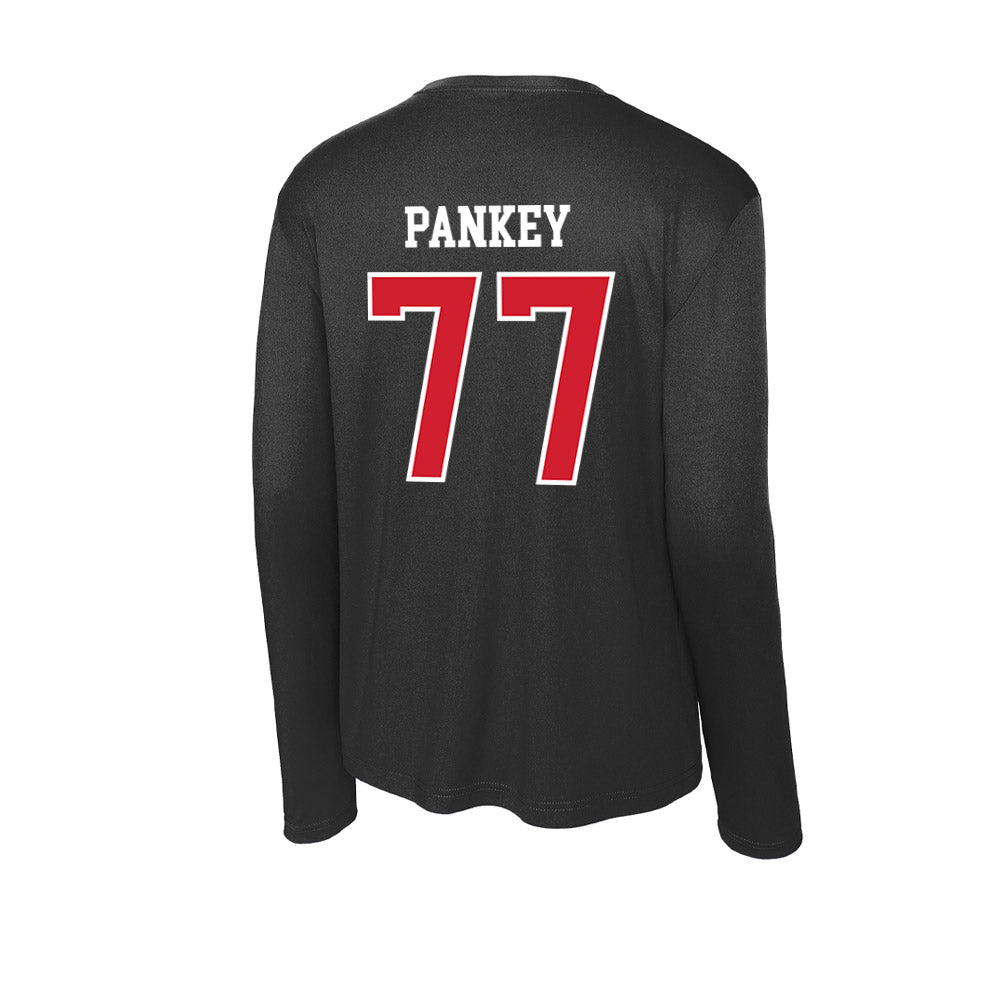 Illinois State - NCAA Football : Jace Pankey - Activewear Long Sleeve T-Shirt-1