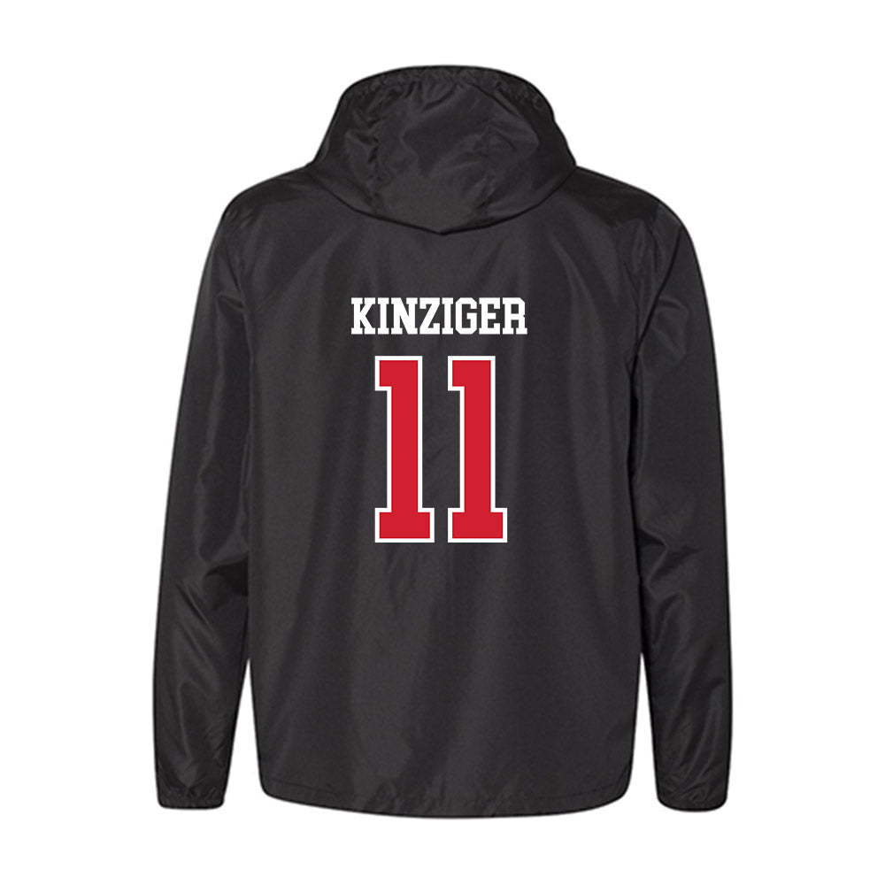Illinois State - NCAA Men's Basketball : Johnny Kinziger - Windbreaker-1