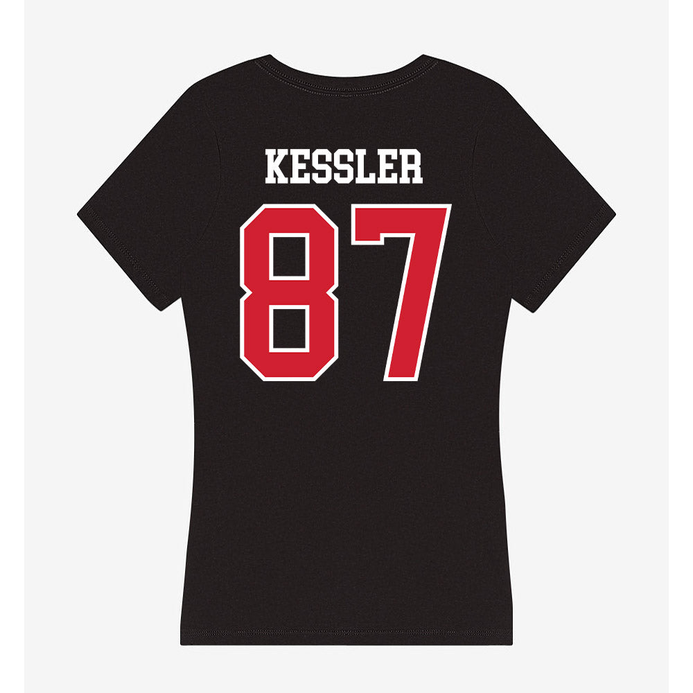 Illinois State - NCAA Football : Nick Kessler - Women's V-Neck T-Shirt-1