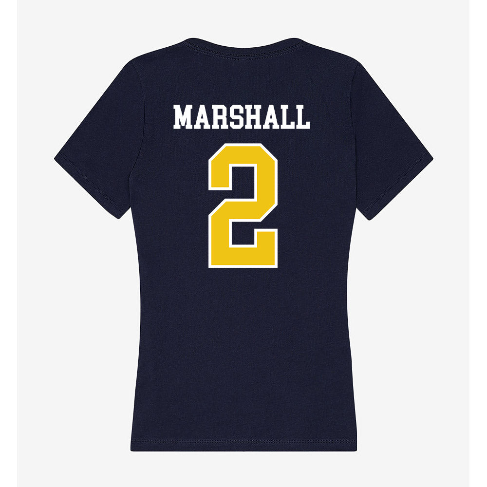 La Salle - NCAA Men's Basketball : Jaeden Marshall - Women's V-Neck T-Shirt-1