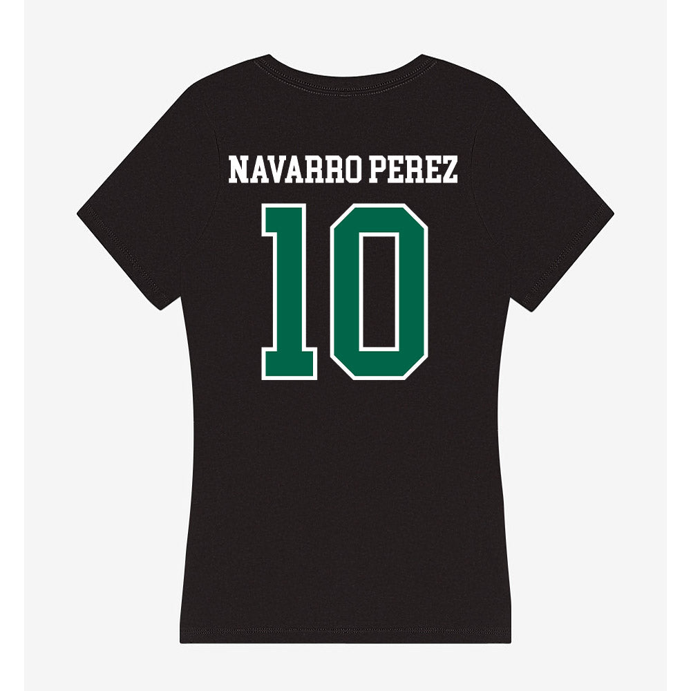 Siena - NCAA Men's Soccer : Mario Navarro Perez - Women's V-Neck T-Shirt-1