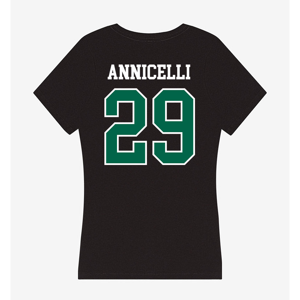 Siena - NCAA Men's Lacrosse : Doug Annicelli - Women's V-Neck T-Shirt-1