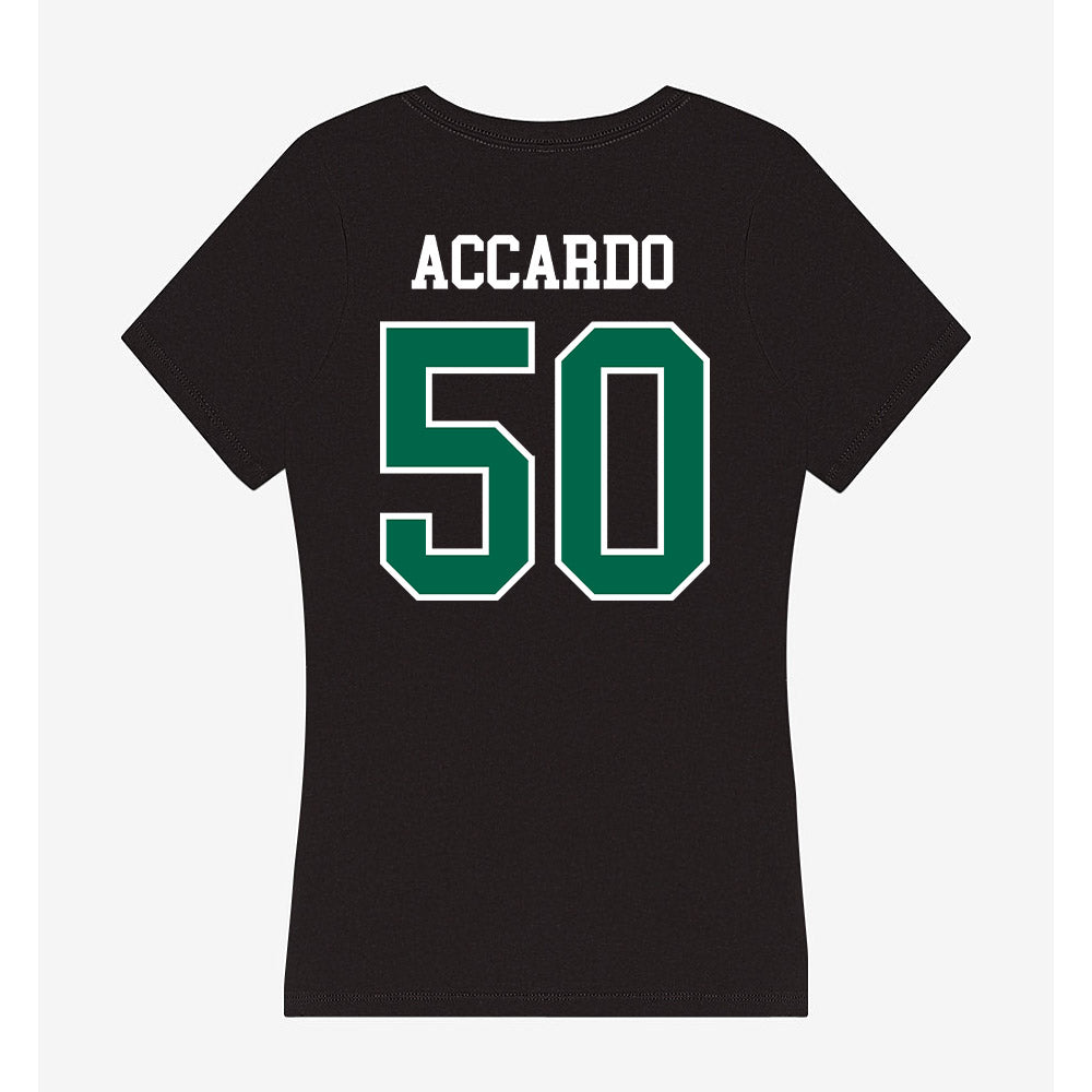 Siena - NCAA Men's Lacrosse : Johnny Accardo - Women's V-Neck T-Shirt-1