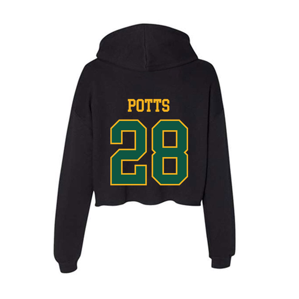 William & Mary - NCAA Baseball : Zachary Potts - Women's Crop Fleece Hoodie-1