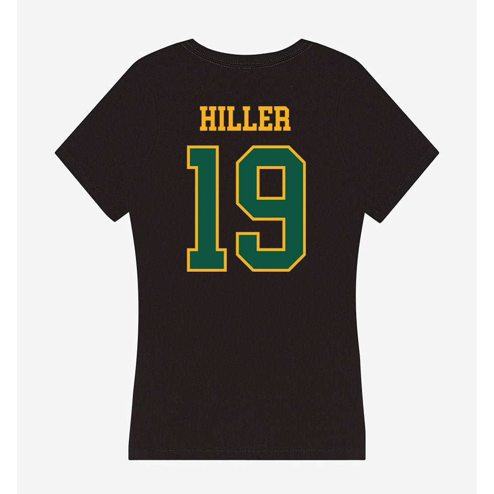 William & Mary - NCAA Football : Justin Hiller - Women's V-Neck T-Shirt-1