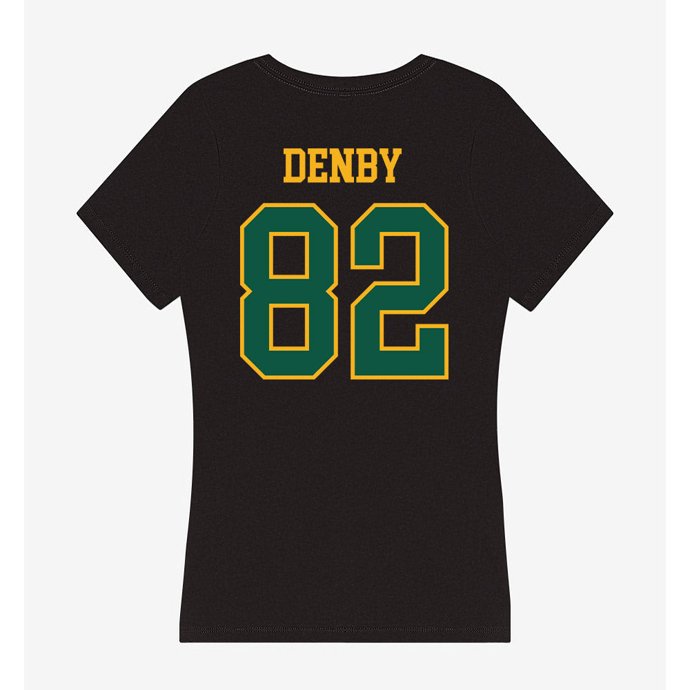 William & Mary - NCAA Football : Benny Denby - Women's V-Neck T-Shirt-1