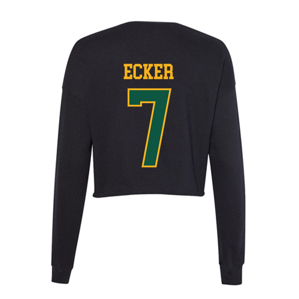 William & Mary - NCAA Baseball : Chase Ecker - Women's Cropped Crew Fleece-1