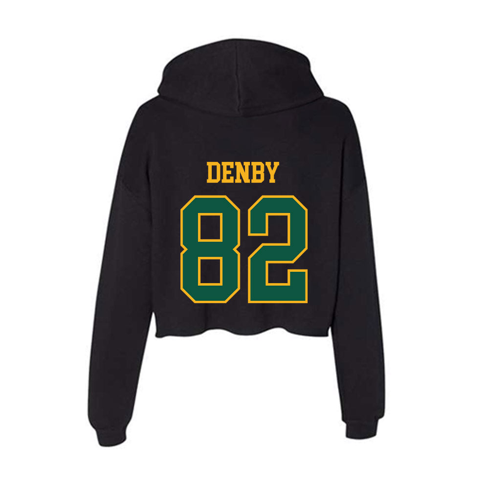William & Mary - NCAA Football : Benny Denby - Women's Crop Fleece Hoodie-1
