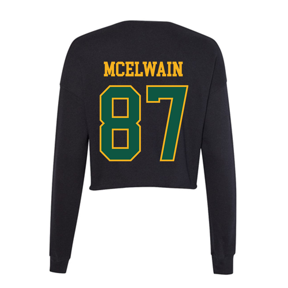 William & Mary - NCAA Football : Sean McElwain - Women's Cropped Crew Fleece-1