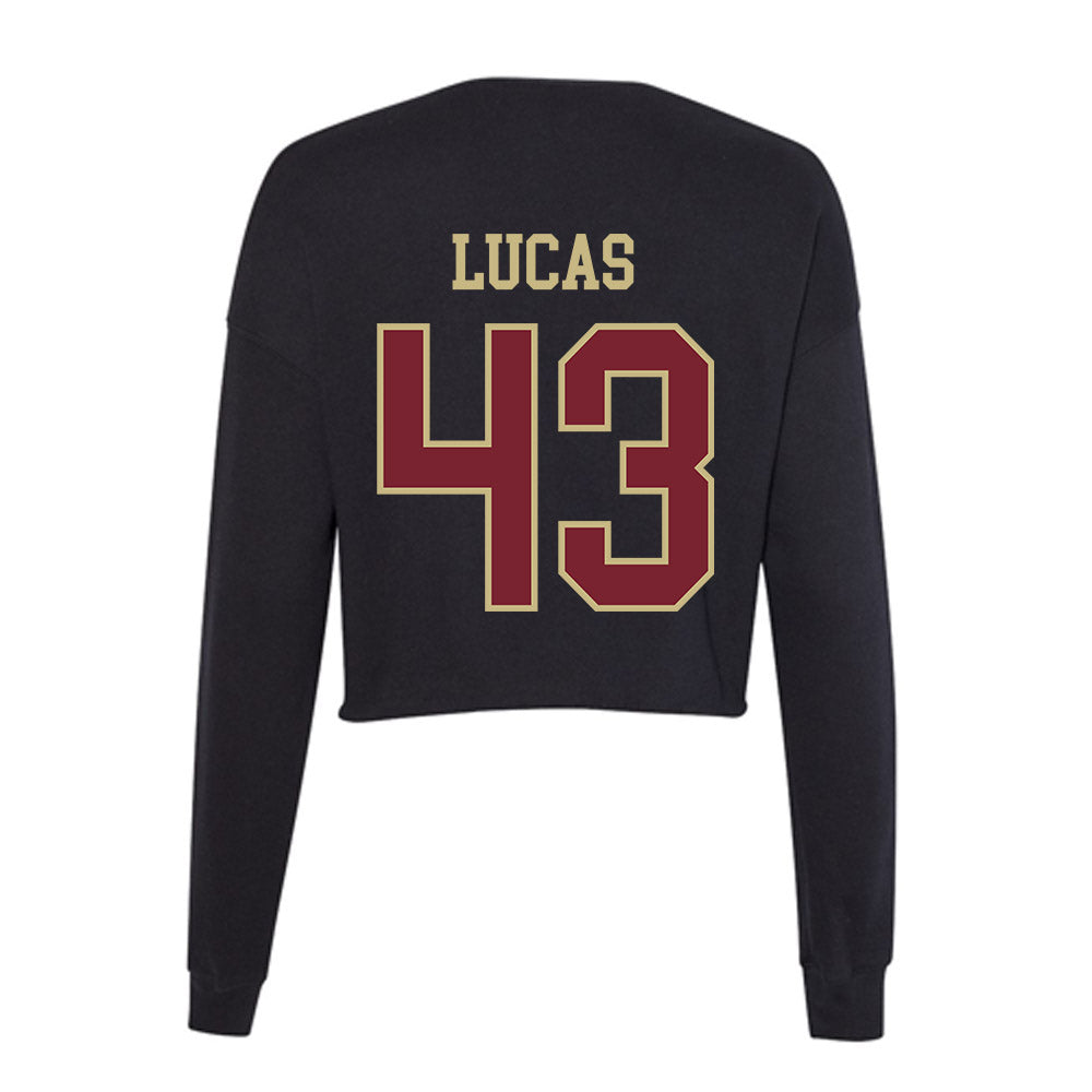 Charleston - NCAA Baseball : Asher Lucas - Women's Cropped Crew Fleece-1
