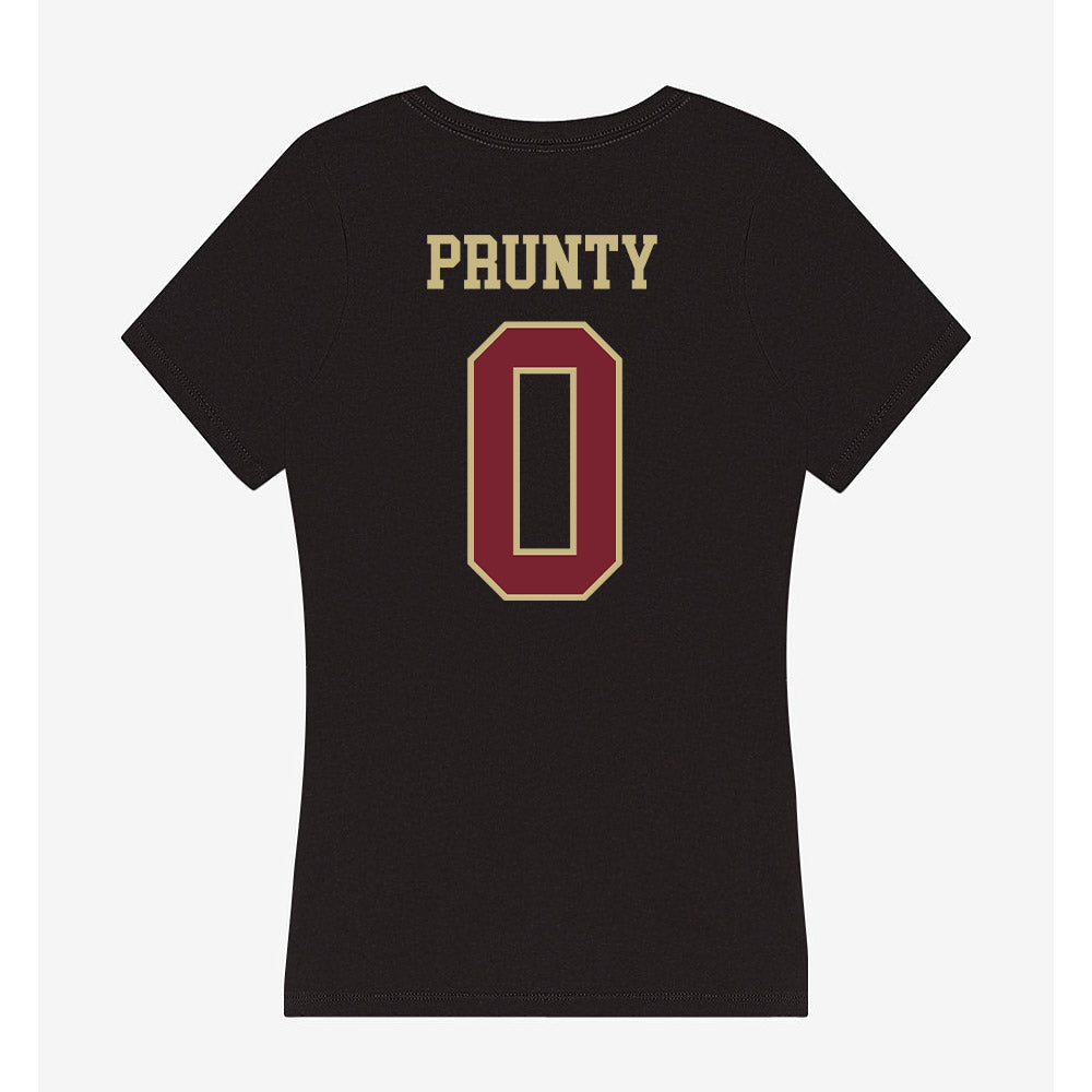 Charleston - NCAA Men's Basketball : Jaxon Prunty - Women's V-Neck T-Shirt-1
