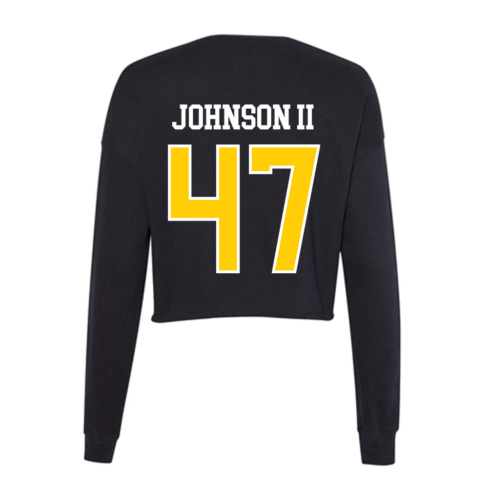 Centre College - NCAA Football : Deuce Johnson II - Women's Cropped Crew Fleece-1