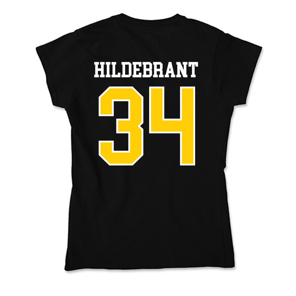 Centre College - NCAA Men's Basketball : Garrison Hildebrant - Soft Style Women’s T-Shirt-1