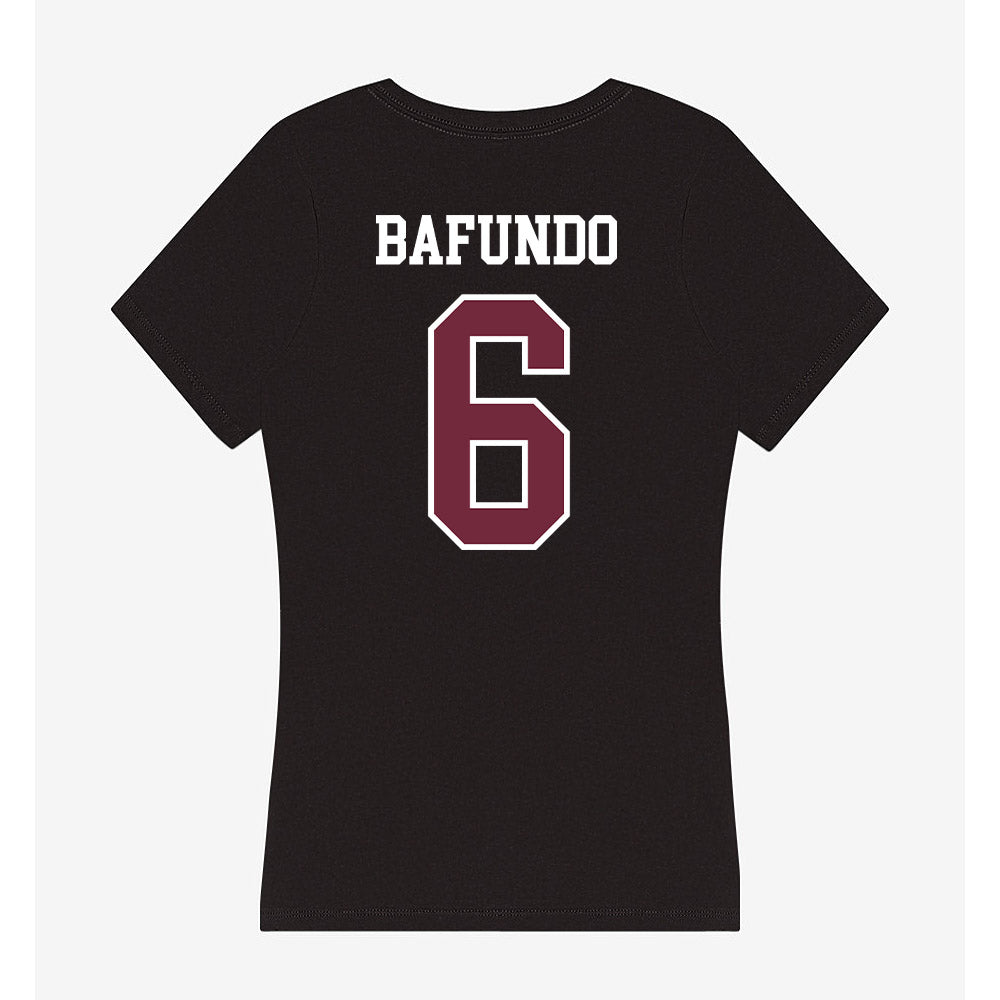 FDU - NCAA Women's Lacrosse : Madison Bafundo - Women's V-Neck T-Shirt-1