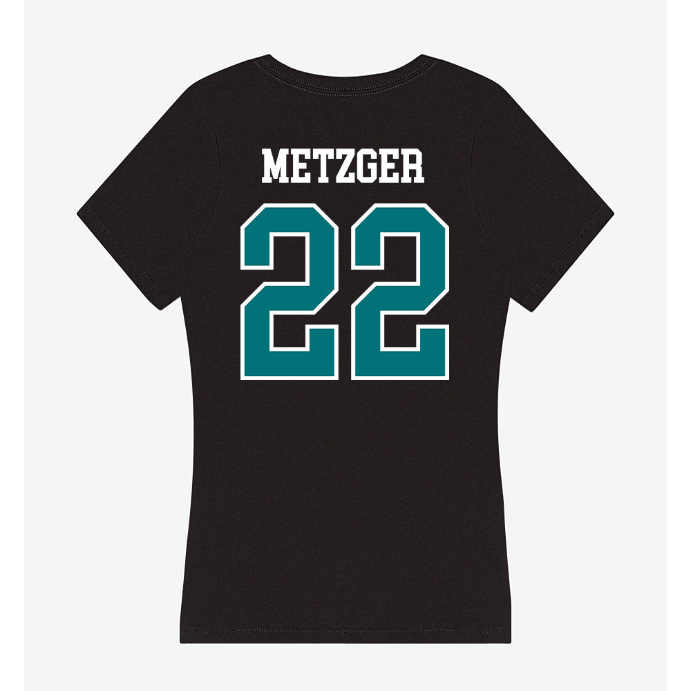 Coastal Carolina - NCAA Softball : McKennah Metzger - Women's V-Neck T-Shirt-1