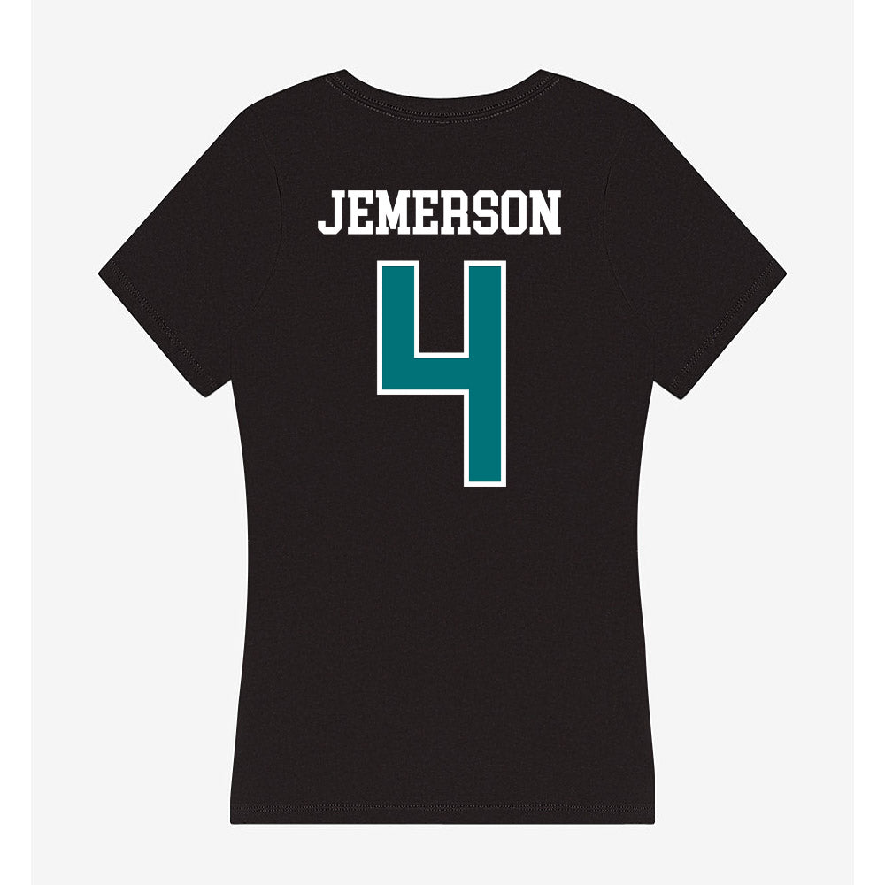 Coastal Carolina - NCAA Women's Basketball : Dawson Jemerson - Women's V-Neck T-Shirt-1